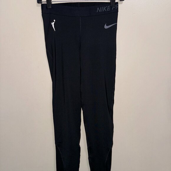 Nike WNBA Team Player Issue Compression Pants Black Womens CW4249-010 NEW - Picture 2 of 16